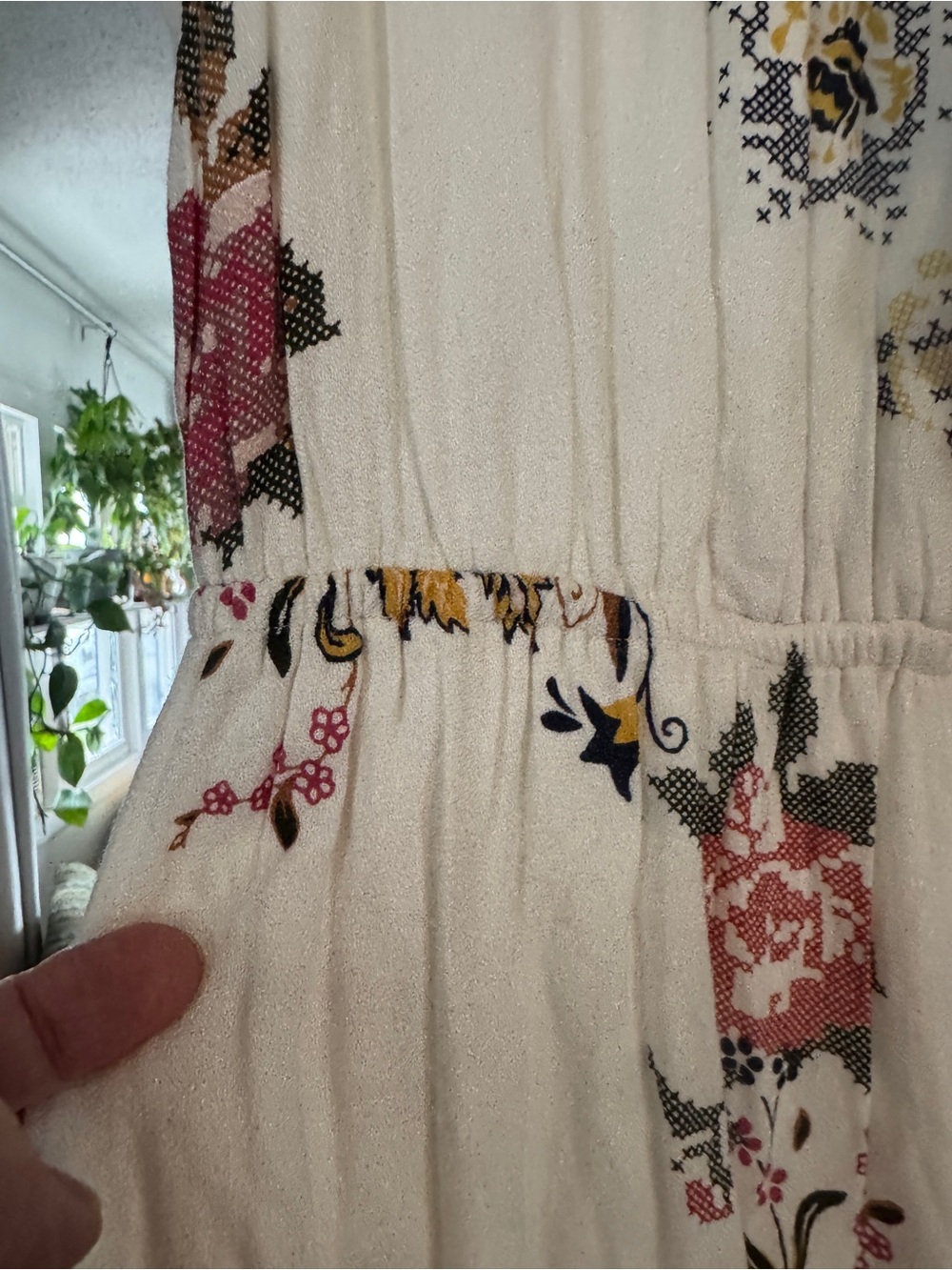 American Rag Cie Boho Floral Ruffle Mini Dress XXL - Picture 4 of 14